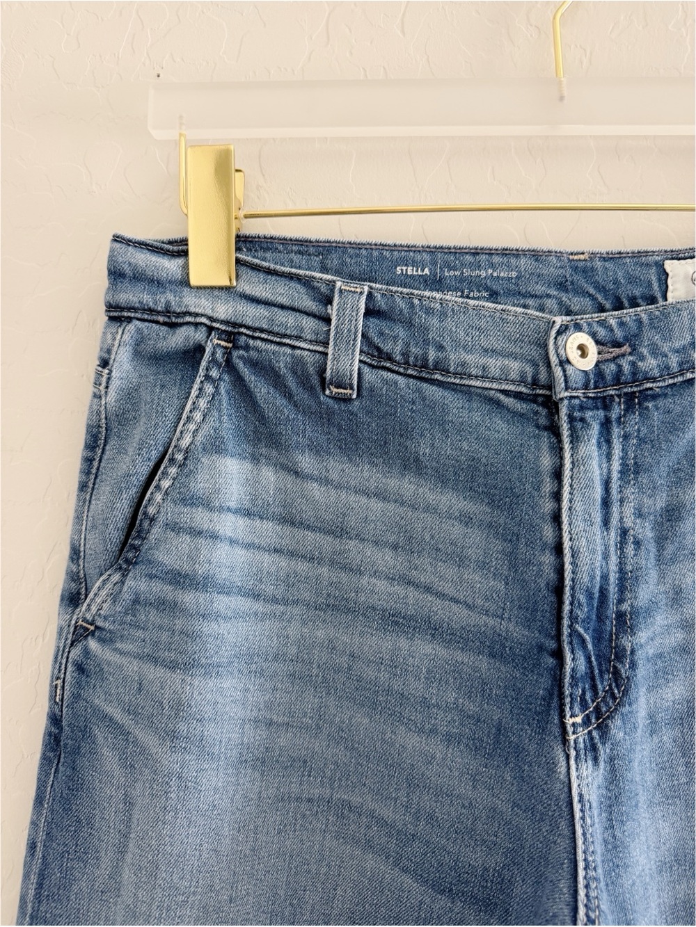AG Stella Low Slung Palazzo Pants Size 27 - Picture 8 of 13